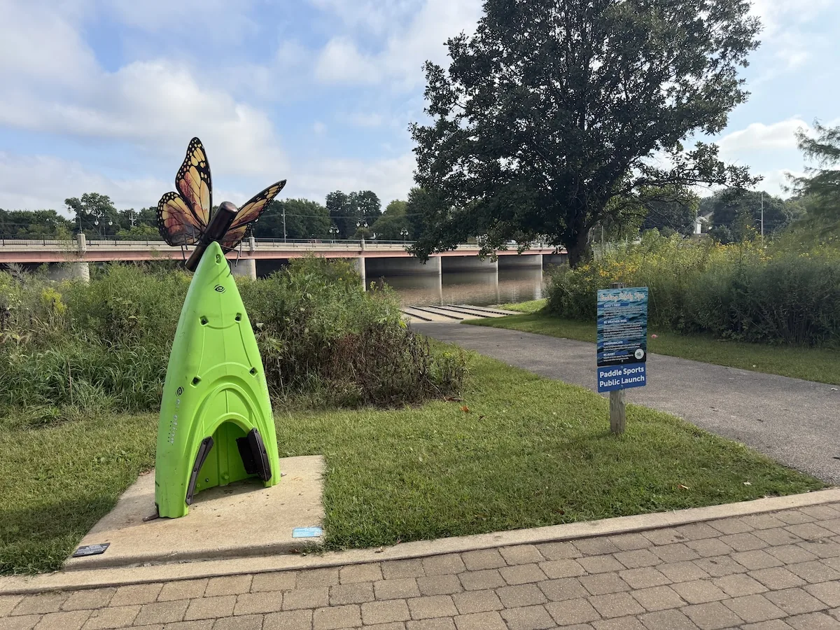 Fox River access at Mt. St. Mary Park